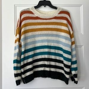 Entro Striped Knit Sweater